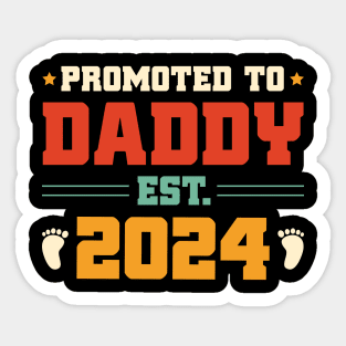 Promoted to Daddy Est. 2024 Sticker